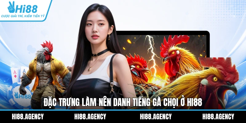 Đặc trưng làm nên danh tiếng gà chọi ở HI88